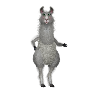 A high quality, Adobe Character Animator digital Puppet. Lesly is a fuzzy standing Llama with several clothing options.  Fully rigged for Motion Library.