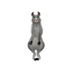 A high quality, Adobe Character Animator digital Puppet. Lesly is a fuzzy standing Llama with several clothing options.  Fully rigged for Motion Library.