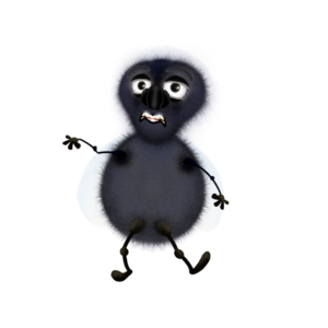 The FLY PUPPET is part of a line of  silly bug characters. This digital puppet is fully rigged for Adobe Character Animator with lip sync, head and body turns, triggerable expressions and limb IK behaviors.