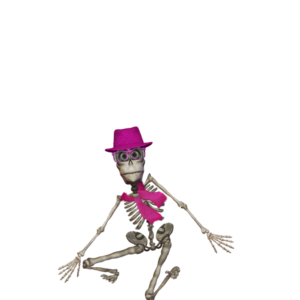 The Ghastly Glenn Skeleton MOTION Puppet, is fully customizable and rigged with Character Animator's motion behavior. Motion Library allows you to easily add premade animated motions like fighting, dancing, and running to your characters. Choose from a collection of over 350 motions*.  Ghastly Glenn has 10 pupil options, 15 glasses, 10 outfits, 45 hats, and 35 neck gear options. This puppet has head and body turns, triggerable expressions and full lip sync. You can make the skeleton a male or female character.  You can also get the original Ghastly Glenn the Skeleton Puppet with Limb IK and draggers plus all the same customizable options as the MOTION puppet.